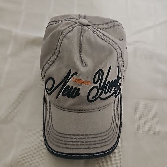 Robin Ruth Men's Logo New York Baseball Cap One Size  Gray/ Blue - Picture 11 of 16